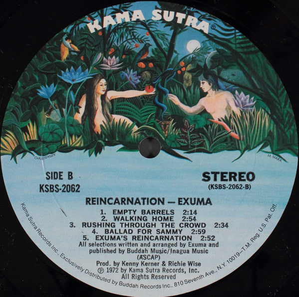 Exuma : Reincarnation (LP, Album, Gat)