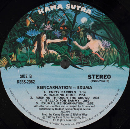 Exuma : Reincarnation (LP, Album, Gat)
