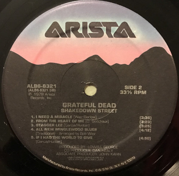 The Grateful Dead : Shakedown Street (LP, Album, RE)