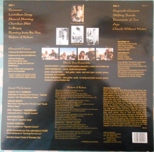 Black Sun Ensemble : Elemental Forces (LP, Album)