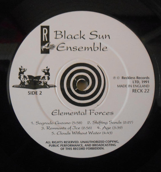 Black Sun Ensemble : Elemental Forces (LP, Album)