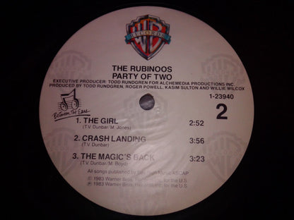 The Rubinoos : Party Of Two (12", MiniAlbum)