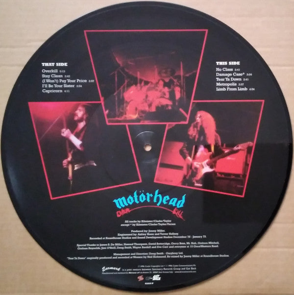 Motörhead : Overkill (LP, Album, Pic, RE)