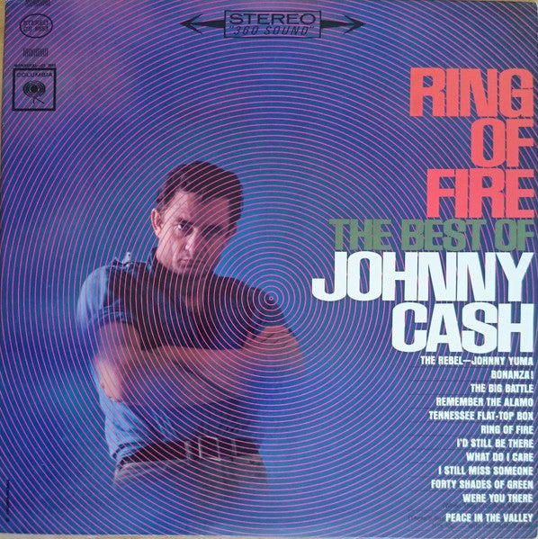 Johnny Cash : Ring Of Fire - The Best Of Johnny Cash (LP, Comp, RE)