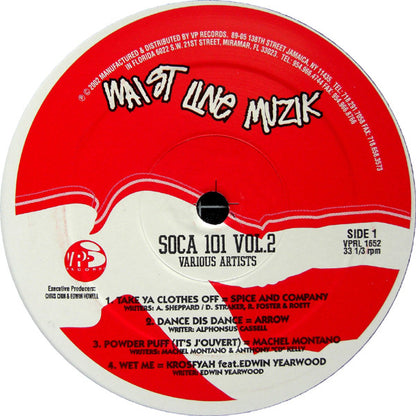 Various : Soca 101 Volume 2 (2xLP, Comp)