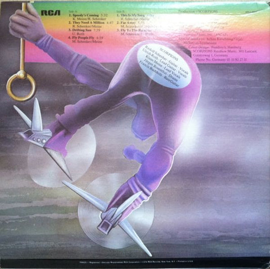 Scorpions : Fly To The Rainbow (LP, Album, RE)