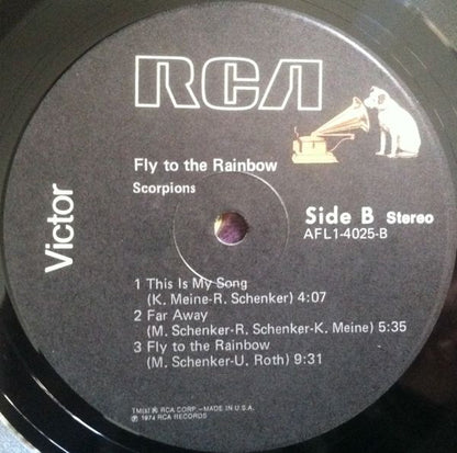 Scorpions : Fly To The Rainbow (LP, Album, RE)