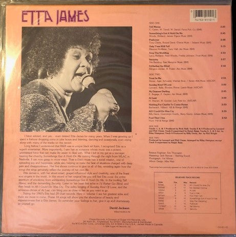 Etta James : Her Greatest Sides Vol. 1 (LP, Comp)