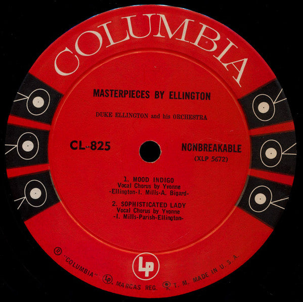 Duke Ellington And His Orchestra : Masterpieces By Ellington In Uncut Concert Arrangements (LP, Album, Mono, RE, Hol)