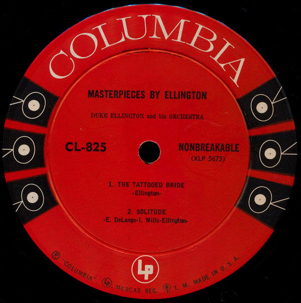 Duke Ellington And His Orchestra : Masterpieces By Ellington In Uncut Concert Arrangements (LP, Album, Mono, RE, Hol)