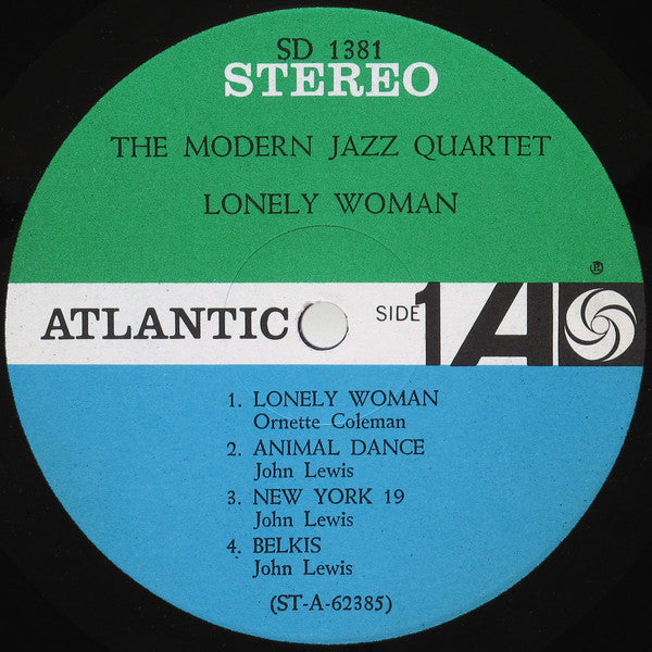 The Modern Jazz Quartet : Lonely Woman (LP, Album)