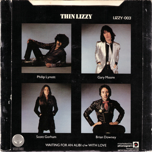 Thin Lizzy : Waiting For An Alibi (7", Single, Non)