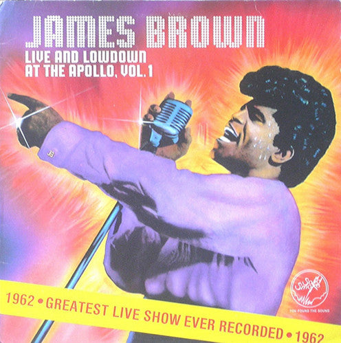 James Brown : Live And Lowdown At The Apollo, Vol.1 (LP, Album, Mono, RE)