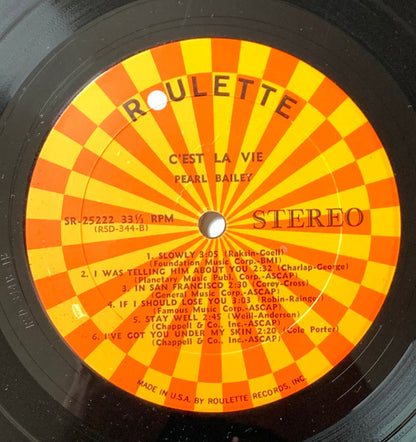 Pearl Bailey : C'Est La Vie (LP, Album)