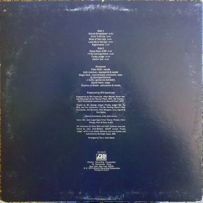 J. Geils Band* : Nightmares ...And Other Tales From The Vinyl Jungle (LP, Album, Pre)