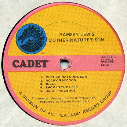 Ramsey Lewis : Mother Nature's Son (LP, Album, RE)
