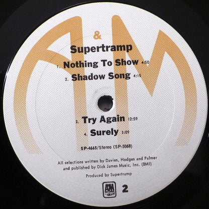 Supertramp : Supertramp (LP, Album, Pit)