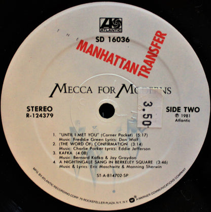 The Manhattan Transfer : Mecca For Moderns (LP, Album, Club)
