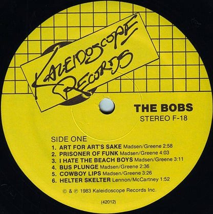 The Bobs : The Bobs (LP, Album)