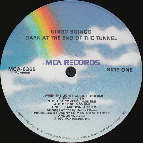Oingo Boingo : Dark At The End Of The Tunnel (LP, Album)