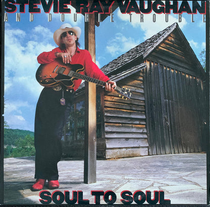 Stevie Ray Vaughan And Double Trouble* : Soul To Soul (LP, Album, Pit)