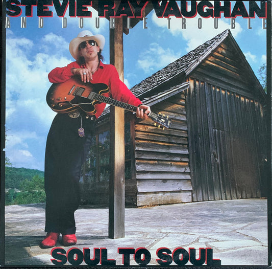 Stevie Ray Vaughan And Double Trouble* : Soul To Soul (LP, Album, Pit)