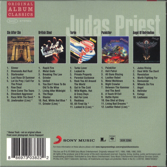 Judas Priest : Original Album Classics (Box, Comp, RE, Car + CD, Album, RE, Min + CD, Albu)