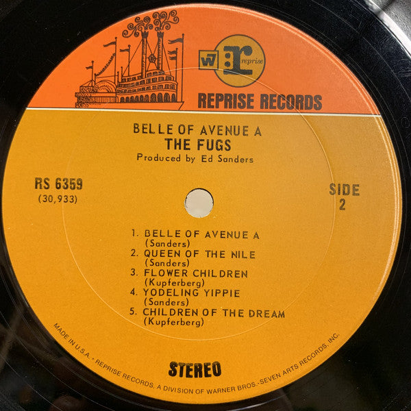 The Fugs : The Belle Of Avenue A (LP, Album)