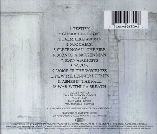 Rage Against The Machine : The Battle Of Los Angeles (CD, Album, RE)