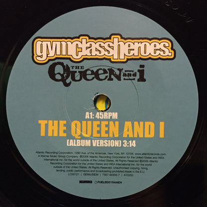 Gym Class Heroes : The Queen And I (7", Single)