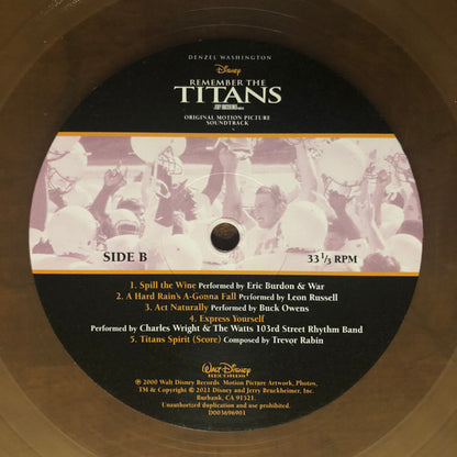 Various : Remember The Titans Original Motion Picture Soundtrack  (LP, Ltd, Car)