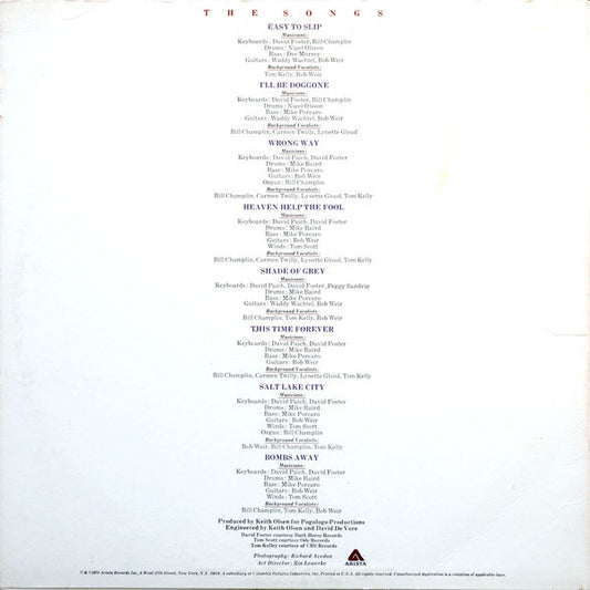 Bob Weir : Heaven Help The Fool (LP, Album, All)