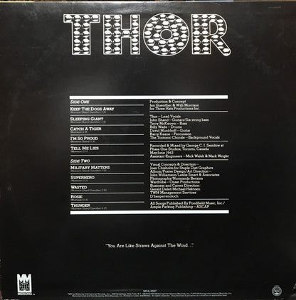 Thor (7) : Keep The Dogs Away (LP, Album)