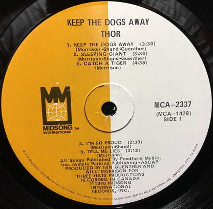 Thor (7) : Keep The Dogs Away (LP, Album)