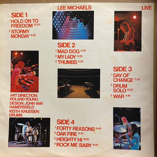 Lee Michaels : Live (2xLP, Album, Pit)