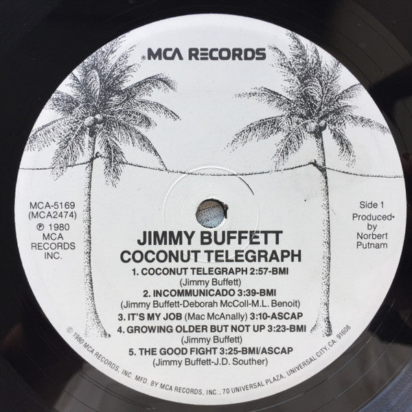 Jimmy Buffett : Coconut Telegraph (LP, RE)