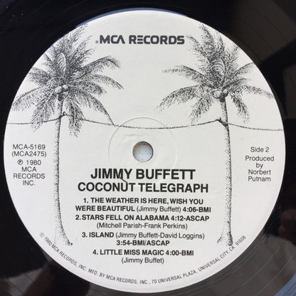 Jimmy Buffett : Coconut Telegraph (LP, RE)