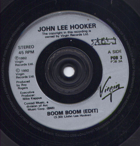 John Lee Hooker : Boom Boom (7", Single)
