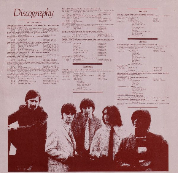 The Left Banke : The History Of The Left Banke (LP, Comp)