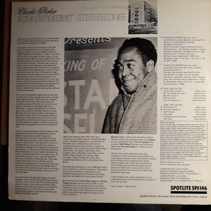 Charlie Parker : Apartment Sessions (LP, Album, Mono)