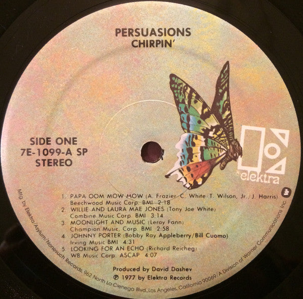 The Persuasions : Chirpin' (LP, Album, SP )