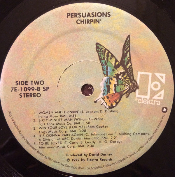 The Persuasions : Chirpin' (LP, Album, SP )