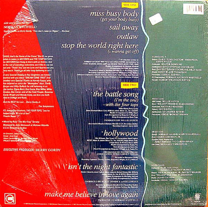 The Temptations : Back To Basics (LP, Album)