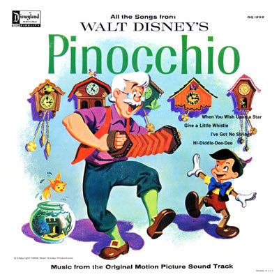 Various : Walt Disney's Pinocchio (LP, Album, RE, RP)