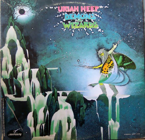 Uriah Heep : Demons And Wizards (LP, Album, Pit)