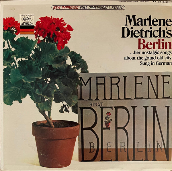 Marlene Dietrich : Marlene Dietrich's Berlin (LP, Album)