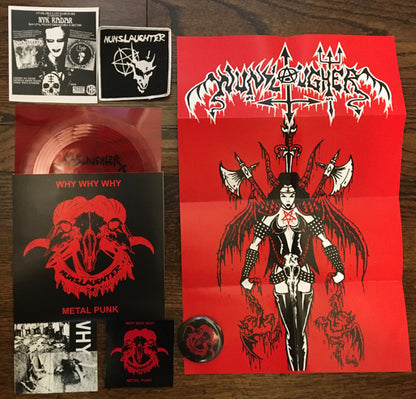 NunSlaughter : Why Why Why (Flexi, 7", S/Sided, Single, Ltd, Red)