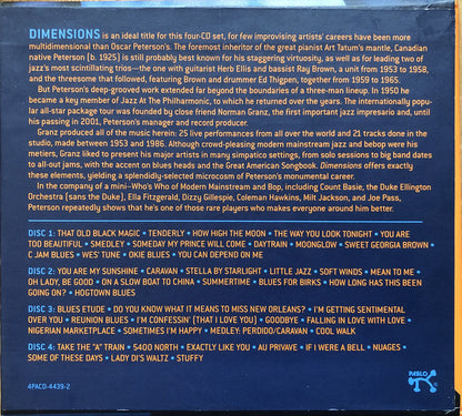 Oscar Peterson : Dimensions (A Compendium Of The Pablo Years) (4xCD, Comp, Sli + Box, Comp)
