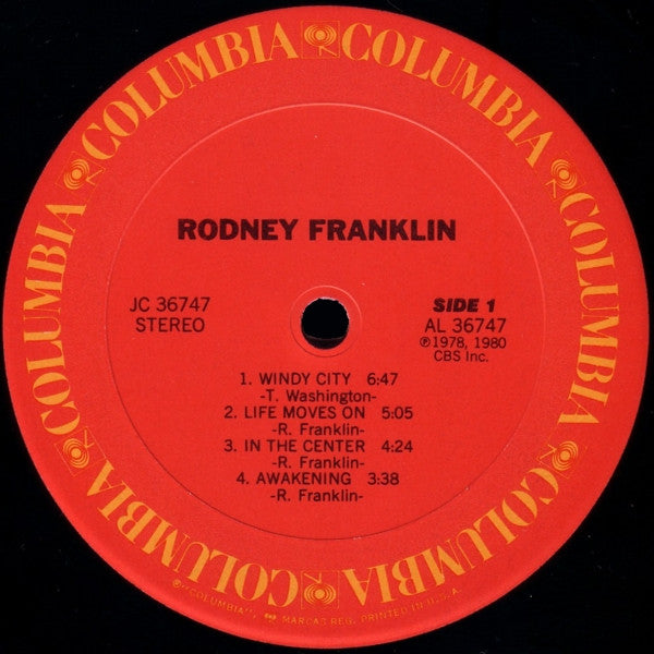 Rodney Franklin : Rodney Franklin (LP, Album, Pit)