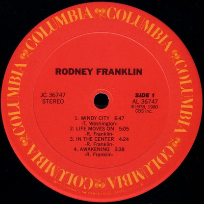 Rodney Franklin : Rodney Franklin (LP, Album, Pit)